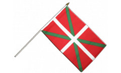 Stockflagge Spanien Baskenland