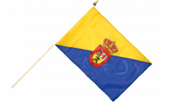 Stockflagge Spanien Gran Canaria