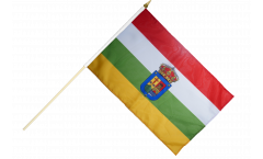Stockflagge Spanien La Rioja