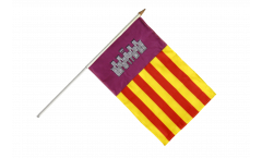 Stockflagge Spanien Mallorca