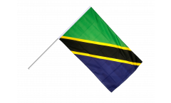 Stockflagge Tansania