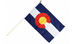 Stockflagge USA Colorado