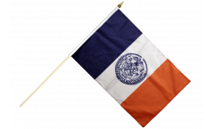Stockflagge USA New York CITY
