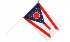 Stockflagge USA Ohio