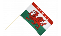 Stockflagge Wales CYMRU