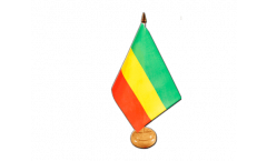 Tischflagge Äthiopien ohne Wappen, Rasta