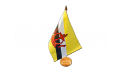 Tischflagge Brunei
