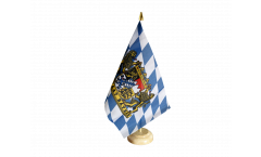 Tischflagge Deutschland Bayern Freistaat