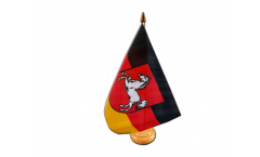 Tischflagge Deutschland Niedersachsen