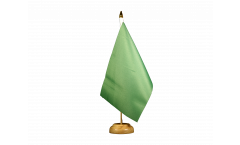 Tischflagge Einfarbig Grün