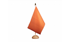 Tischflagge Einfarbig Orange