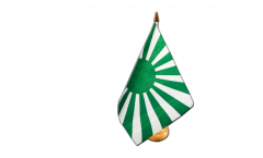 Tischflagge Fanflagge grün weiß
