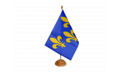 Tischflagge Frankreich Ile de France