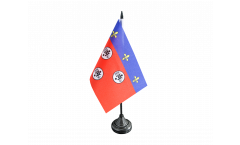 Tischflagge Frankreich Chartres