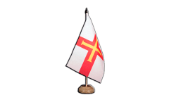 Tischflagge Großbritannien Guernsey