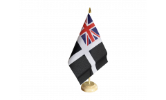 Tischflagge Großbritannien St. Piran Cornwall Ensign