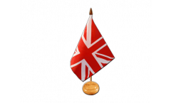 Tischflagge Großbritannien Union Jack Rot