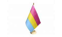 Tischflagge Pansexuell