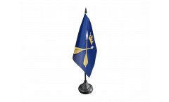 Tischflagge Schweden Provinz Dalarnas län