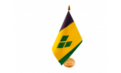 Tischflagge St. Vincent und die Grenadinen
