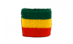 Schweißband Äthiopien ohne Wappen, Rasta - 7 x 8 cm