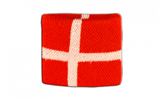 Schweißband Dänemark - 7 x 8 cm