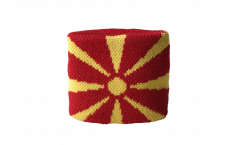 Schweißband Nordmazedonien - 7 x 8 cm