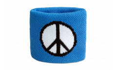 Schweißband Peace-Symbol - 7 x 8 cm