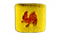 Schweißband Belgien Wallonien - 7 x 8 cm