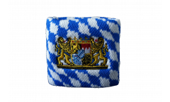 Schweißband Deutschland Bayern mit Löwe - 7 x 8 cm