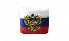 Schweißband Russland mit Wappen - 7 x 8 cm