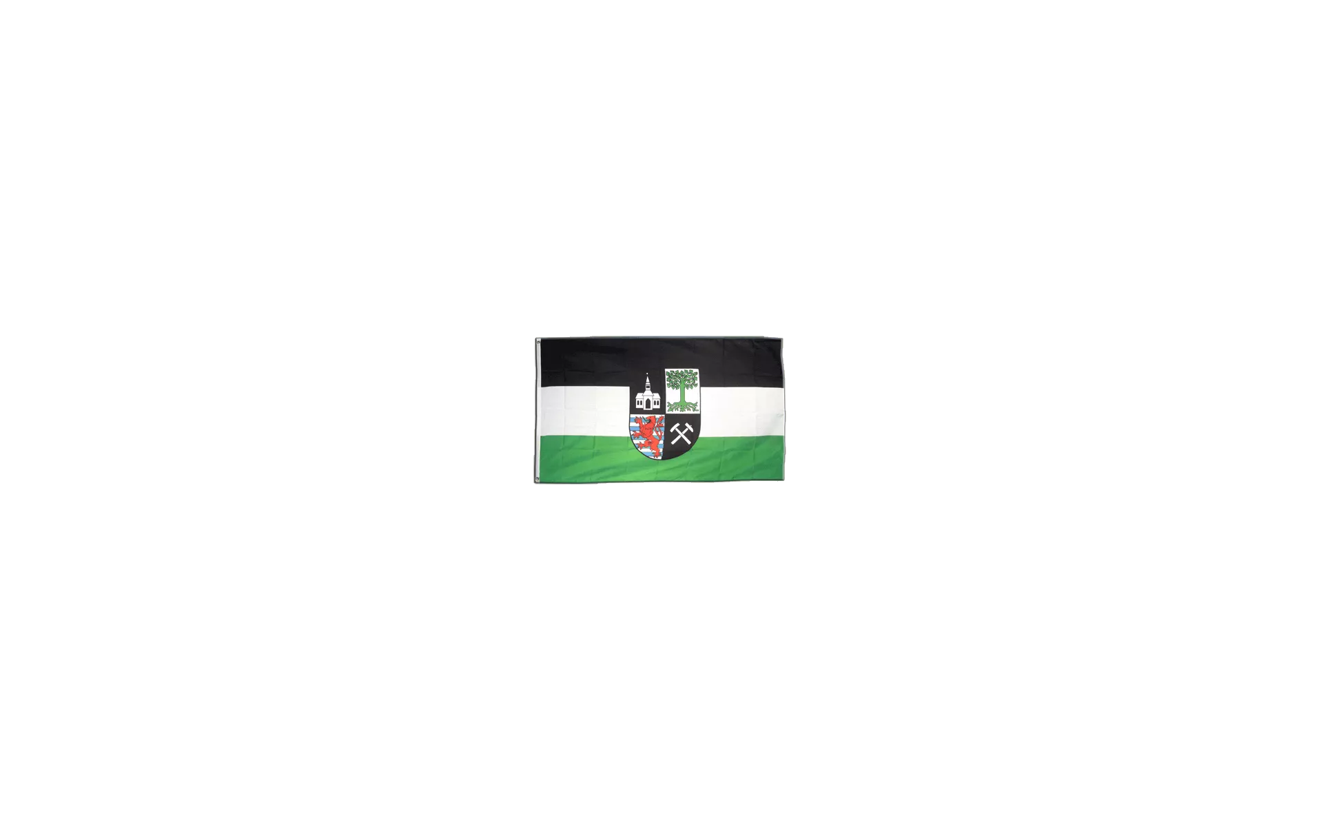 KÖNIGSBANNER Flagge Gelsenkirchen (GE) – 40 X 60 Cm, Doppelt Gesäumt, Deutsche Manufaktur-Qualität