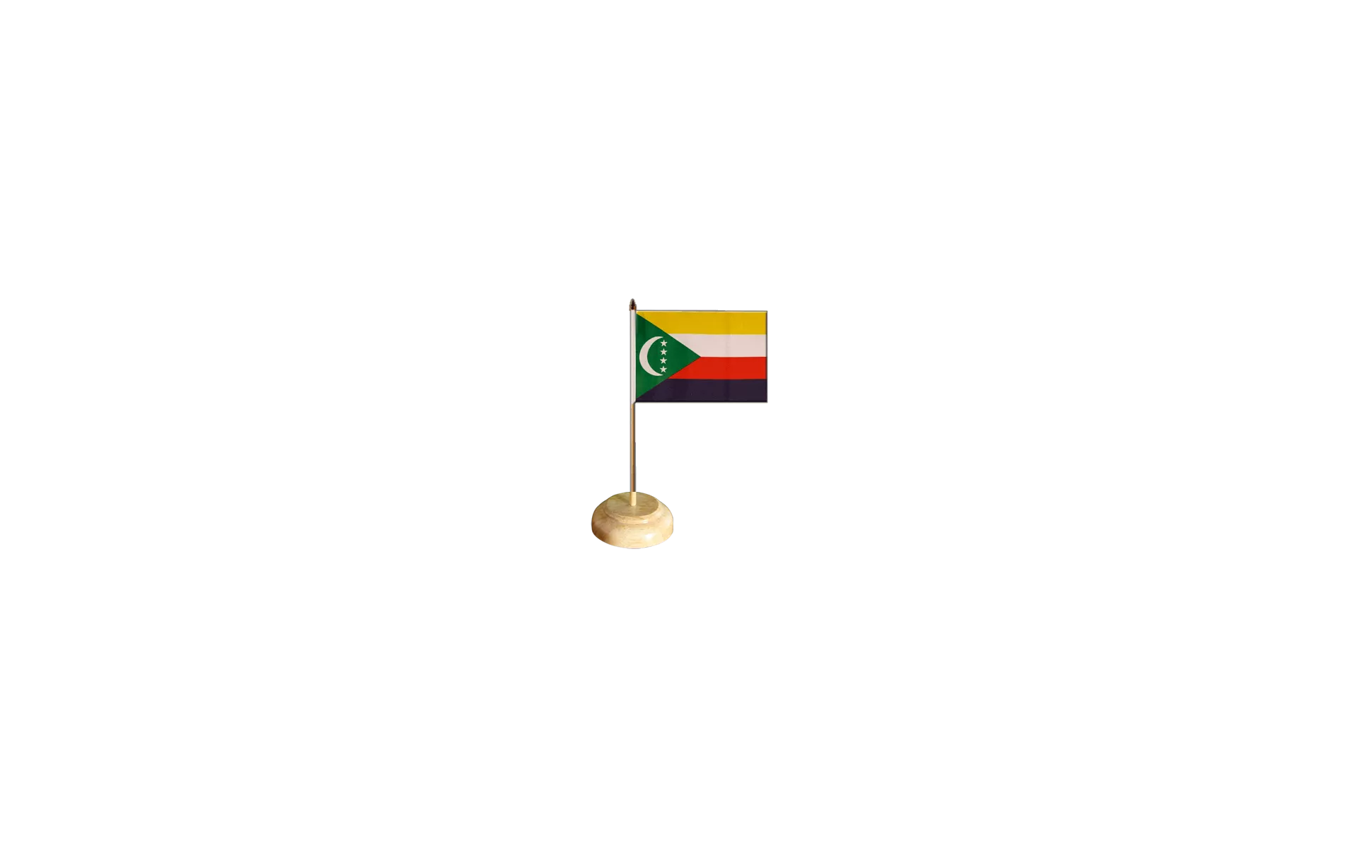 Tischflagge Komoren komorische Tischfahne 15x22cm 