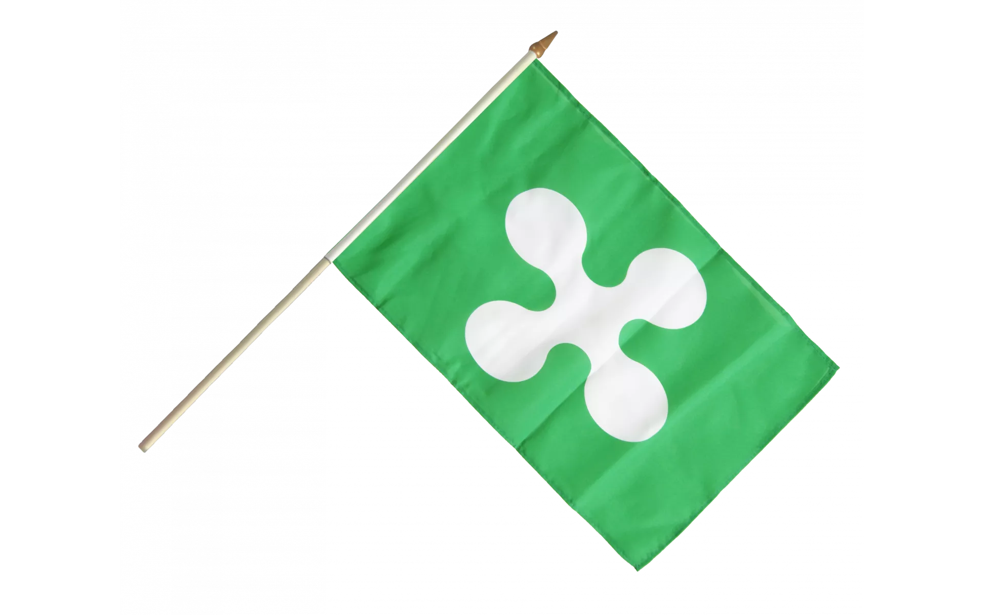 AZ FLAG Tischflagge Lombardei: 15x10 Cm Mit Schwarzem Sockel & Mast – Aus 100D Polyester, Hitzegeschnitten
