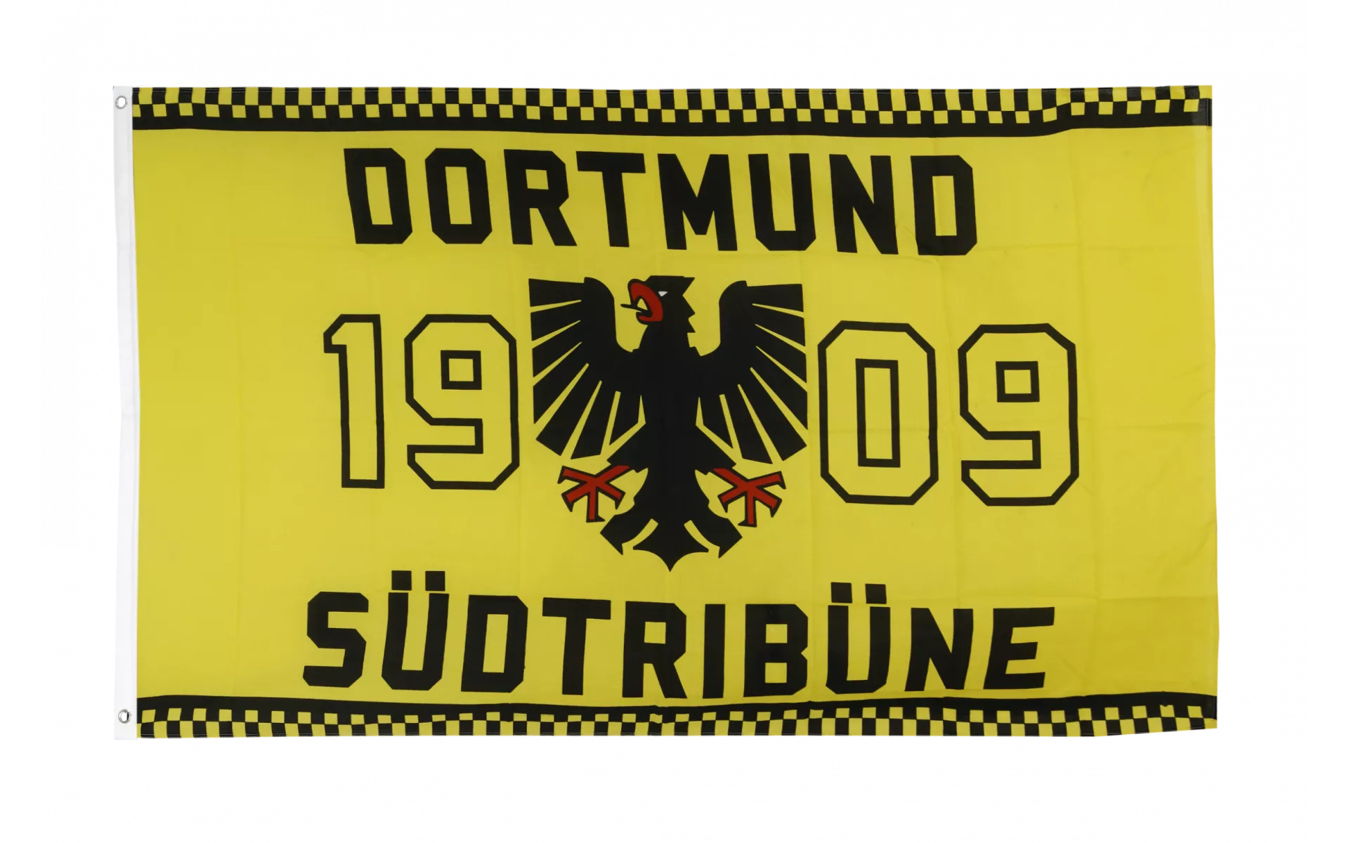 Fahne Flagge Dortmund 1909 Schwarz Gelb Fanartikel 1,5 Meter x 0,9 Meter Neu 