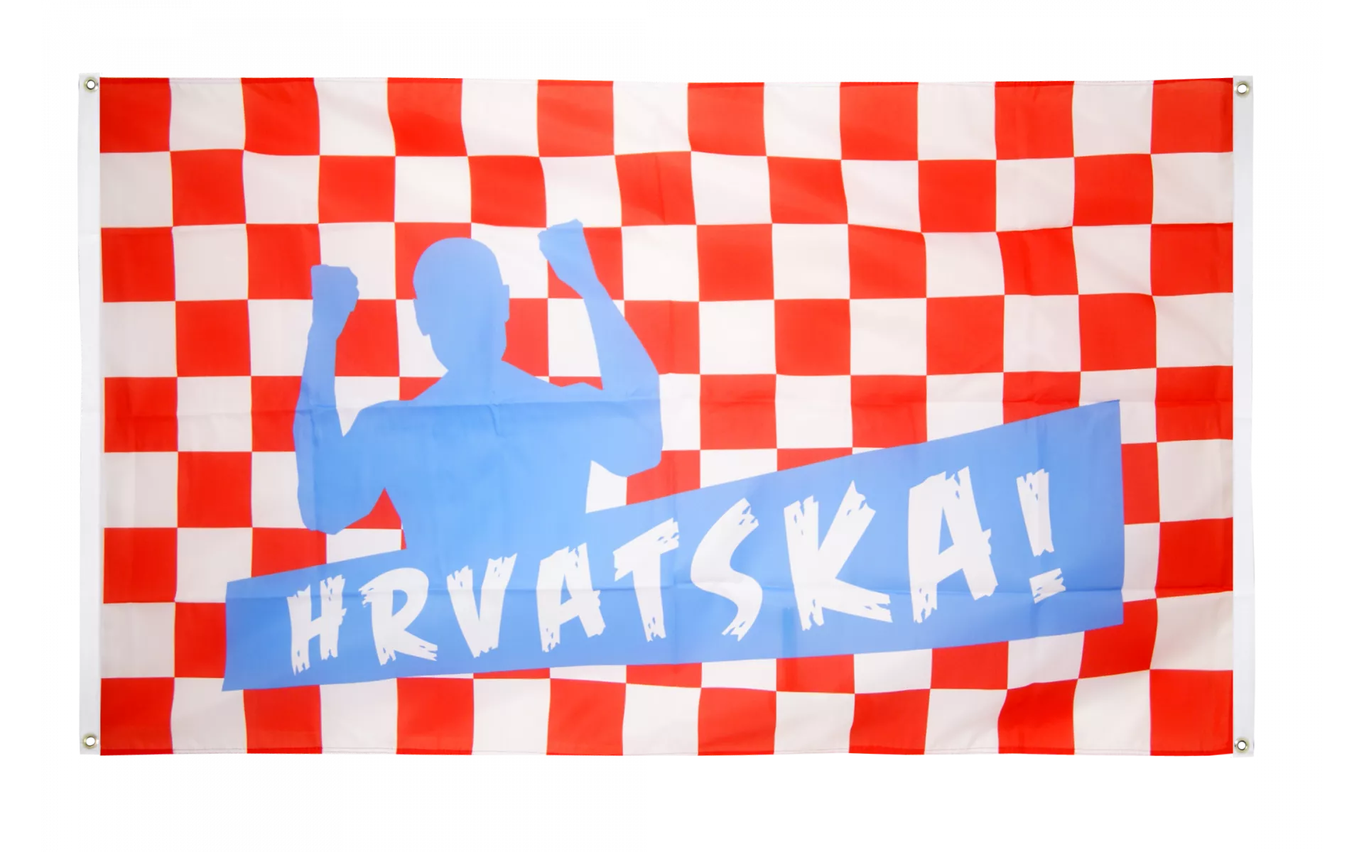 Balkonflagge Kroatien Von Flaggenfritze® | 90x150 Cm, Reißfest, Mit 4 Ösen