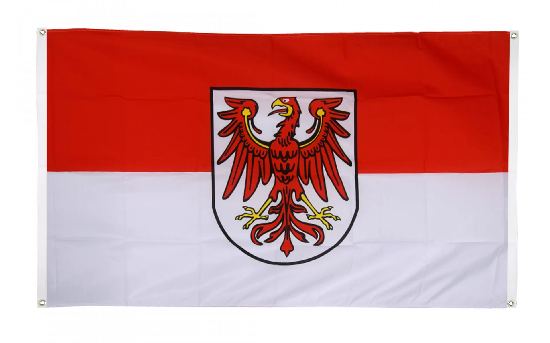 BALKONFLAGGE BALKONFAHNE Deutschland Brandenburg Flagge Fahne für den BALKON 90x 