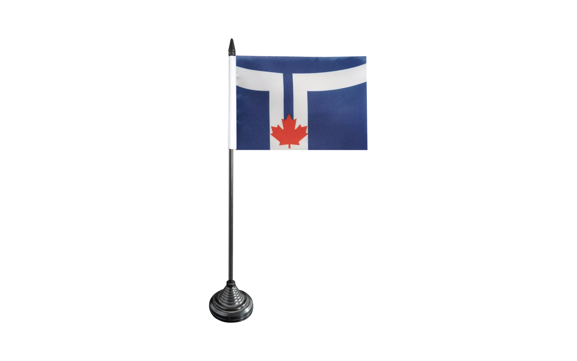 Tischfahne Kanada Stadt Toronto Tischflagge gratis Aufkleber Flaggenfritze®