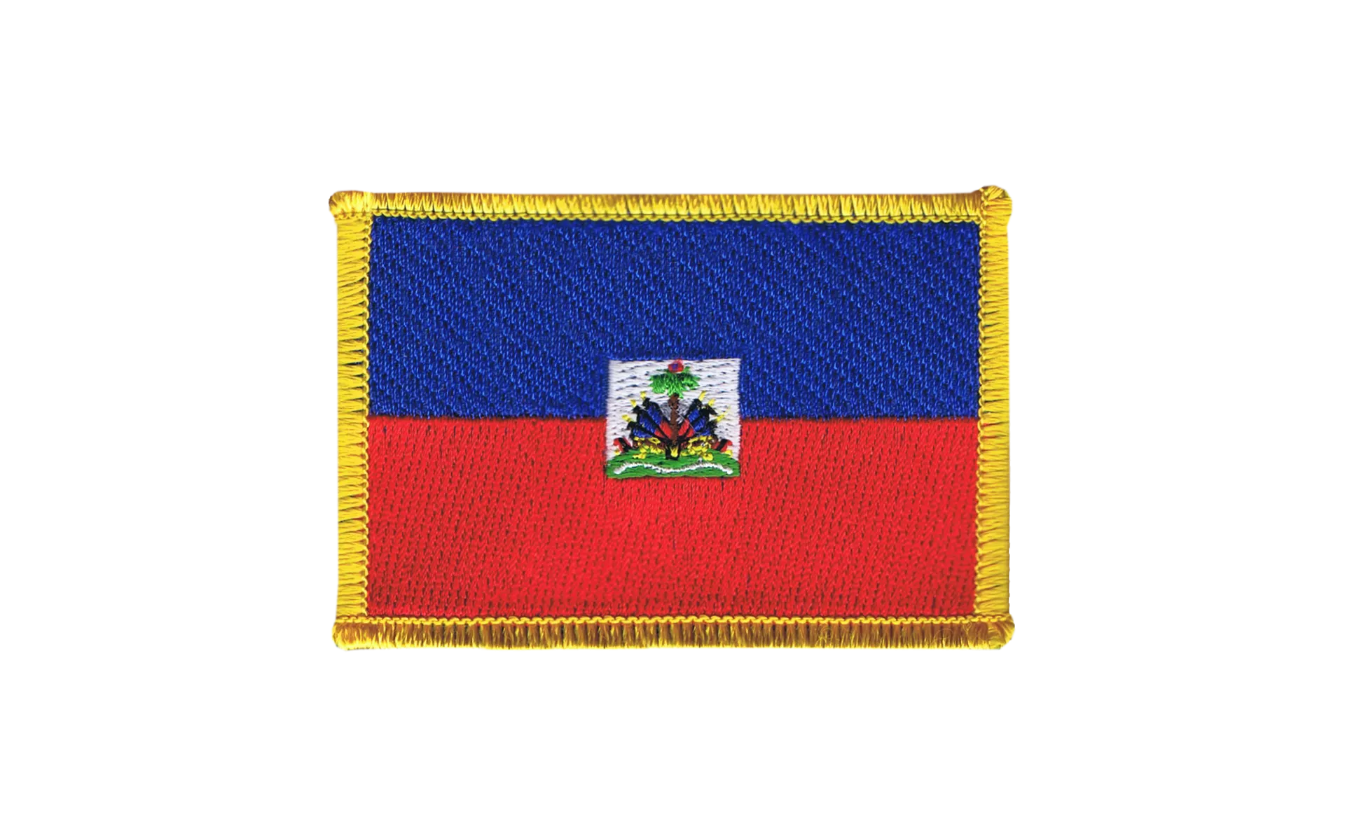 Haiti Aufnäher gestickt,Flagge Fahne,Patch,Aufbügler,6,5cm,neu