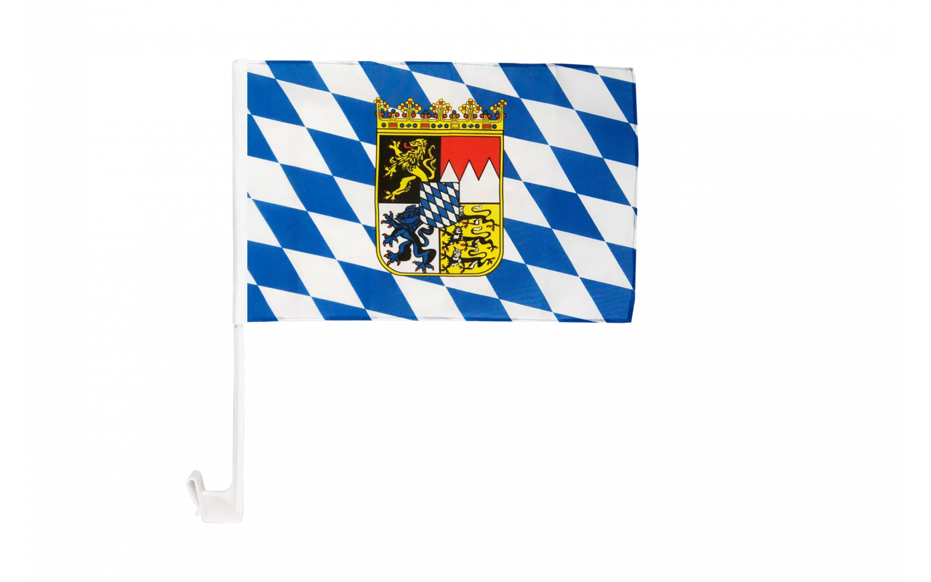 Autofahne Deutschland Bayern mit Wappen günstig kaufen