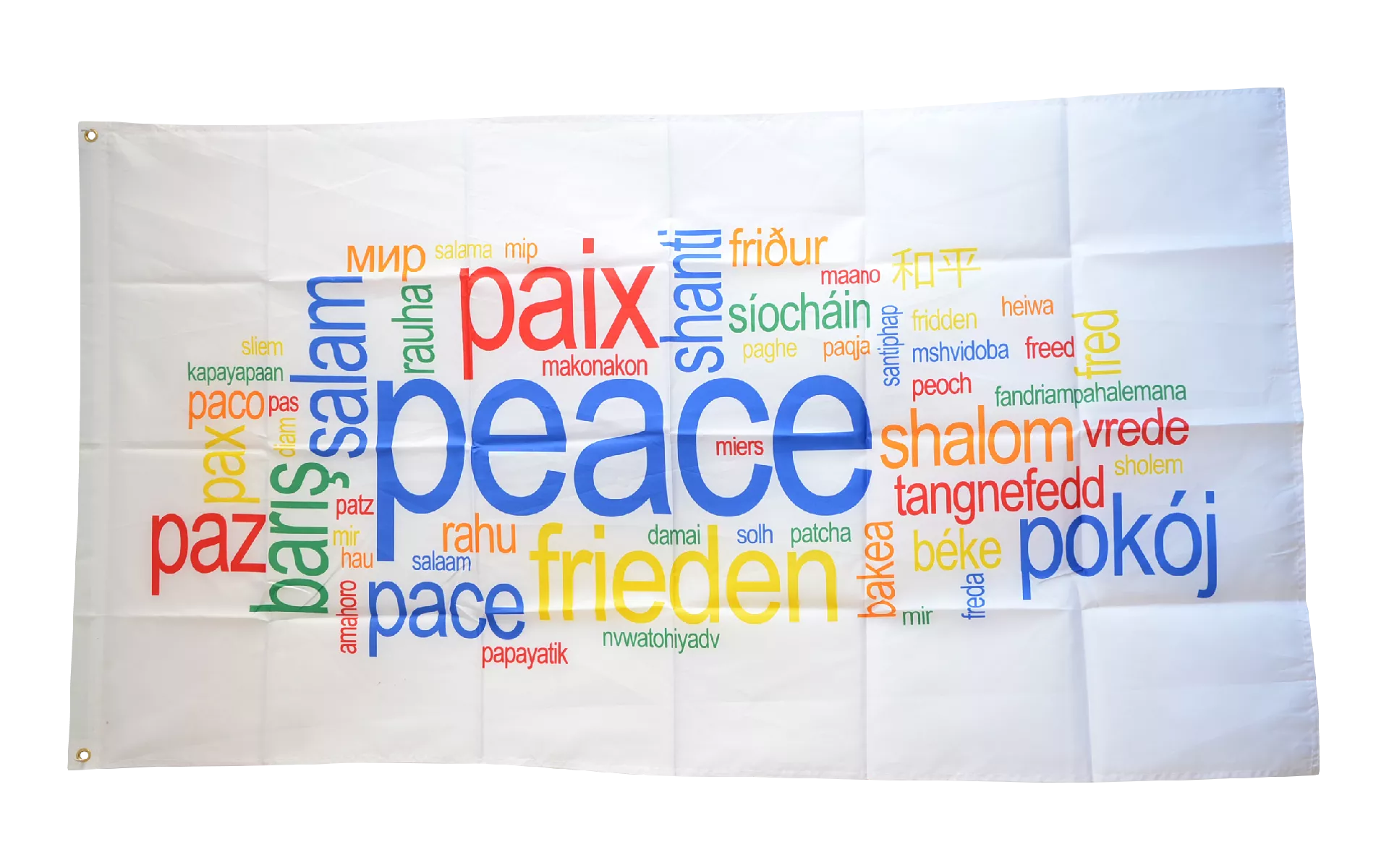 Flagge  Fahne Peace Frieden Paix Pace Shalom günstig kaufen