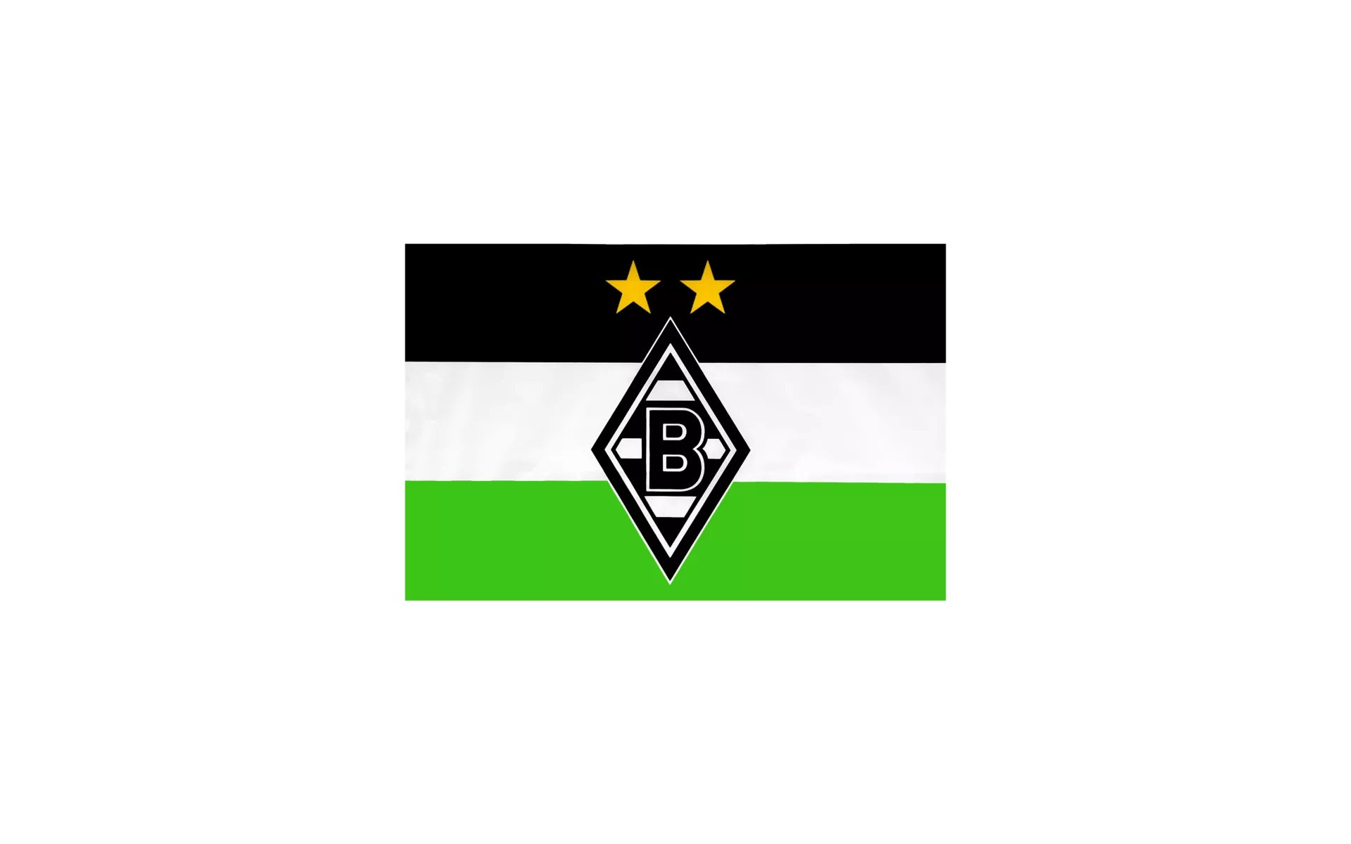 Fahne Gladbach Tradition 1900 Hissflagge 90 x 150 cm Flagge 