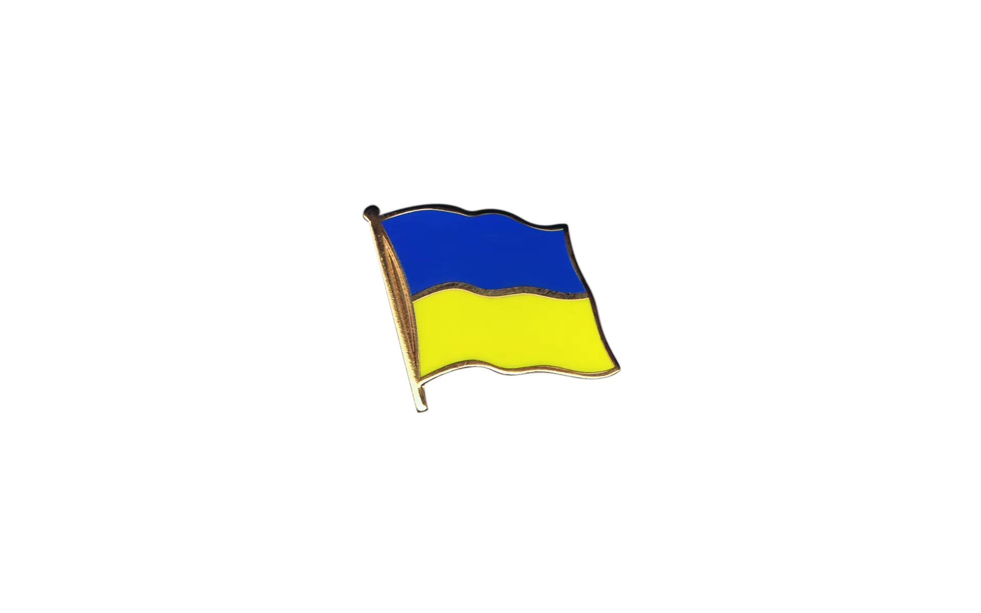 Ukraine Flaggen Pin Anstecker,1,5 cm,Neu mit Druckverschluss 