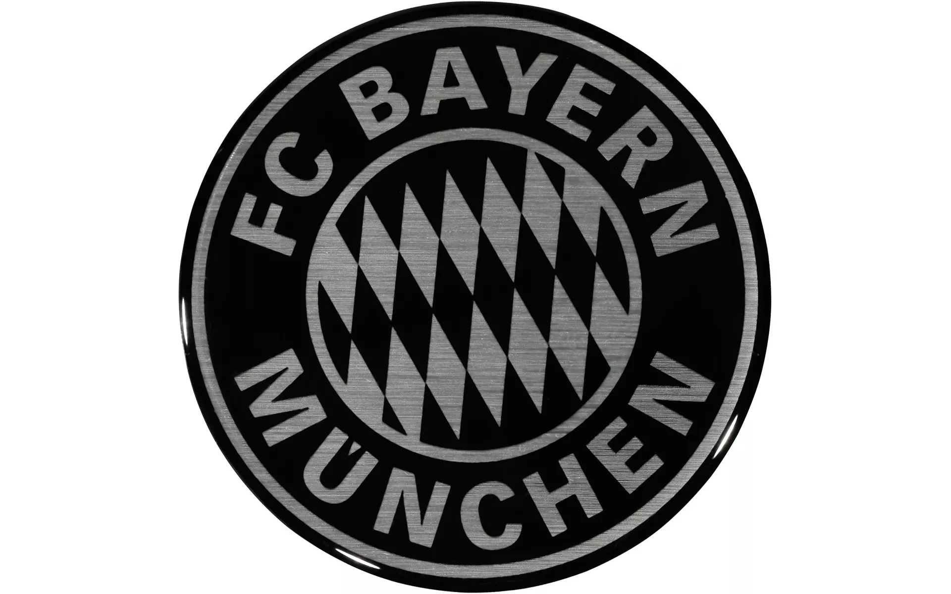 Aufkleberkarte  flureszierend Bayern München   Fussball  Fanartikel 