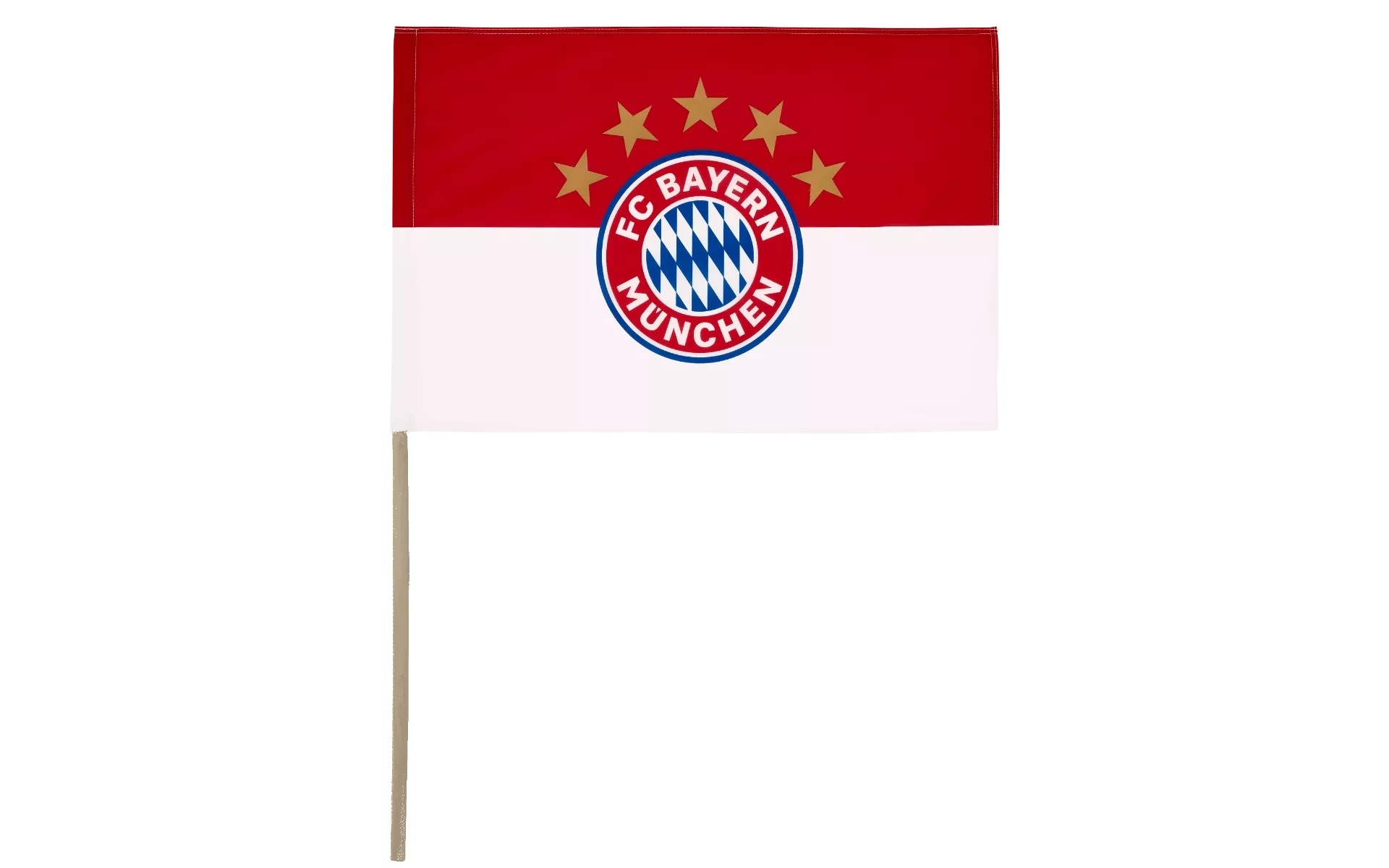 Flagge FC Bayern München Fahne 5 Sterne und mit 2 Stück  Ösen 90 x 60 cm NEU 