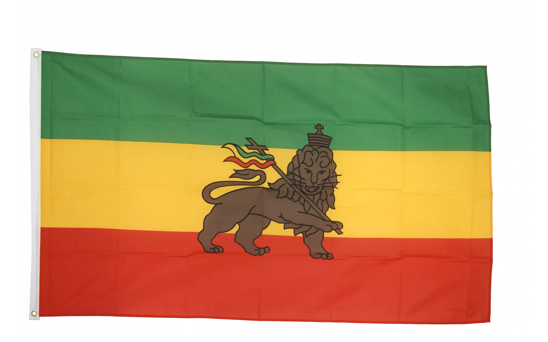 TSMD Stockflaggen 12 Stück – Äthiopien Flagge, 12,7x20,3 Cm, Mit 32 Cm Holzstab, Abnehmbar & Wiederverwendbar