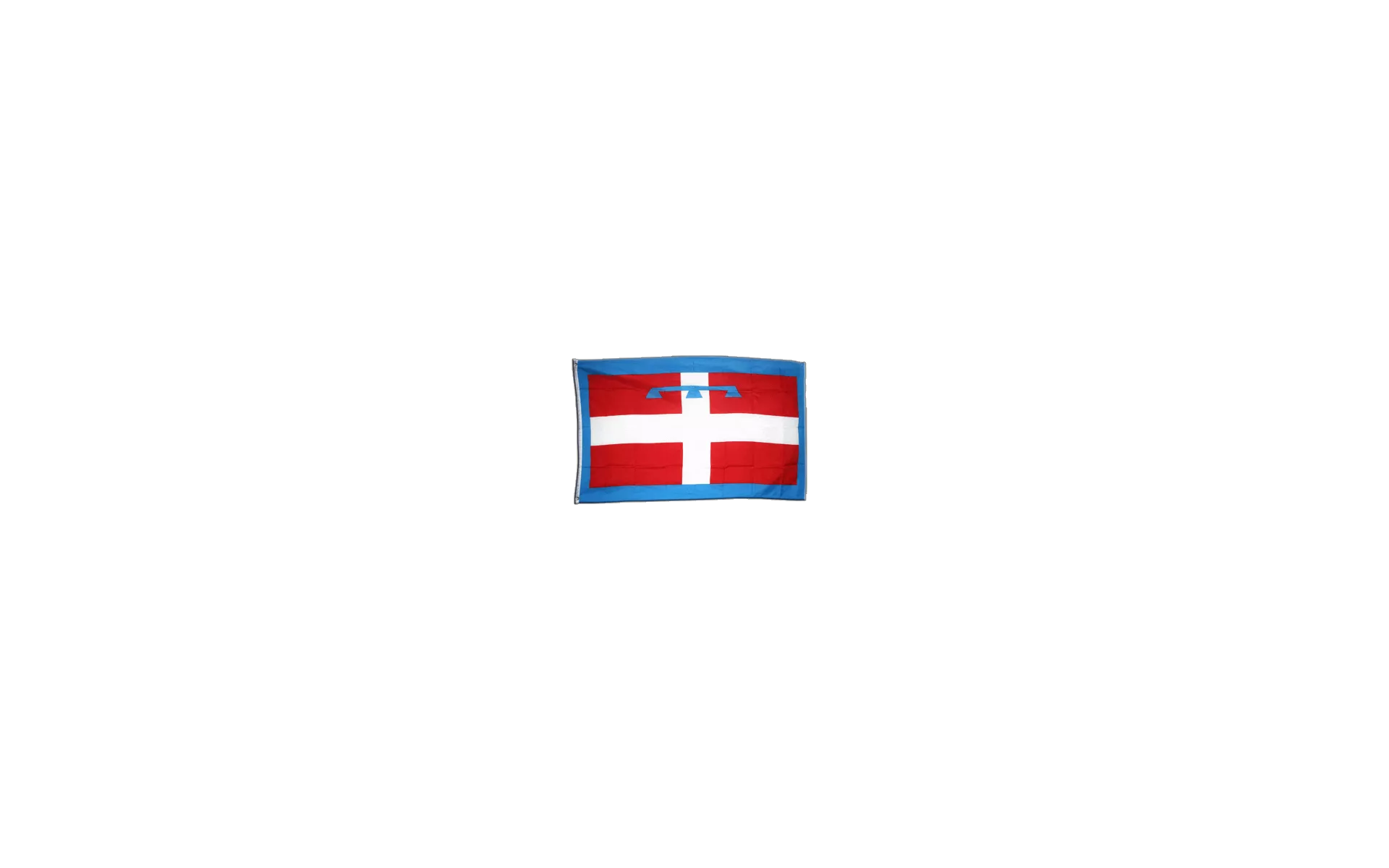 Mini-Flagge Italien Piemont – 15 X 10 Cm, Doppelseitig Bedruckt, Aus Polyester