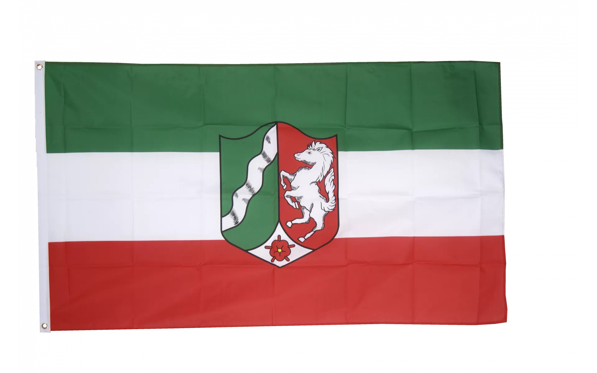 Fahne Flagge Nordrhein-Westfalen 30x45 cm mit Schaft 