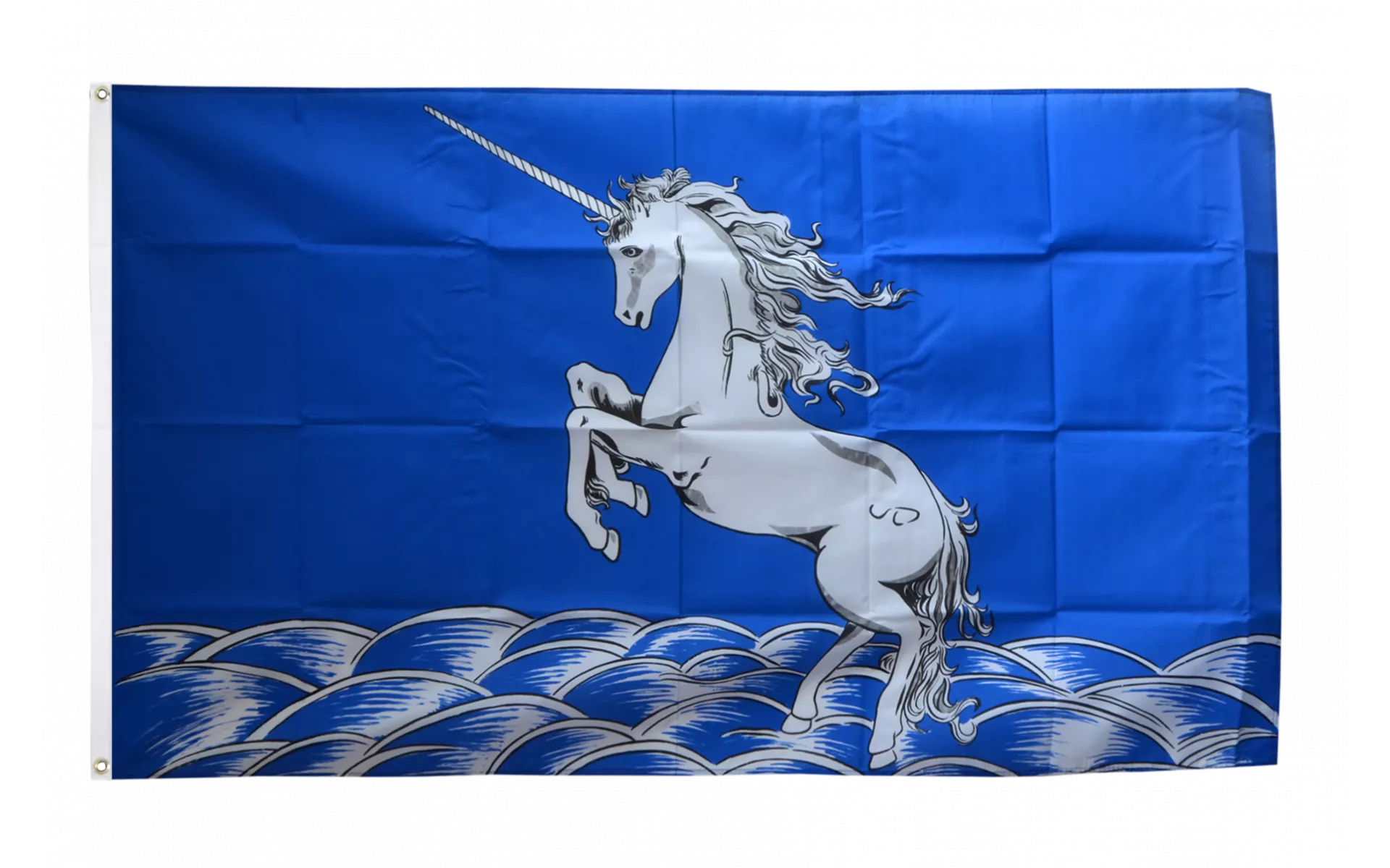 Fahne Flagge Einhorn Regenbogen 90x150cm Hissfahne Flaggen Fahnen Sterne blau 