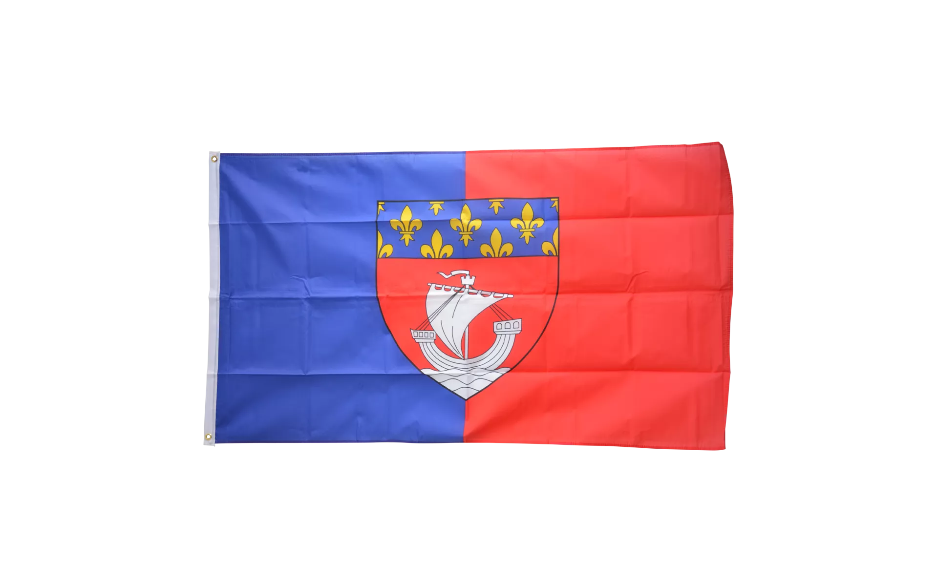 7x8cm Armband für Sp Schweißband Fahne Flagge Frankreich Ile de France 2er Set 